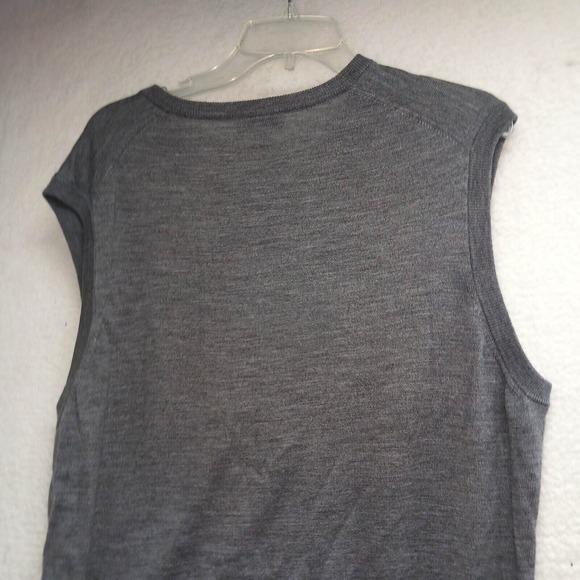 Peter Millar Sweater Vest Men's XL Sleeveless Silk Wool Blend Gray - Picture 11 of 12
